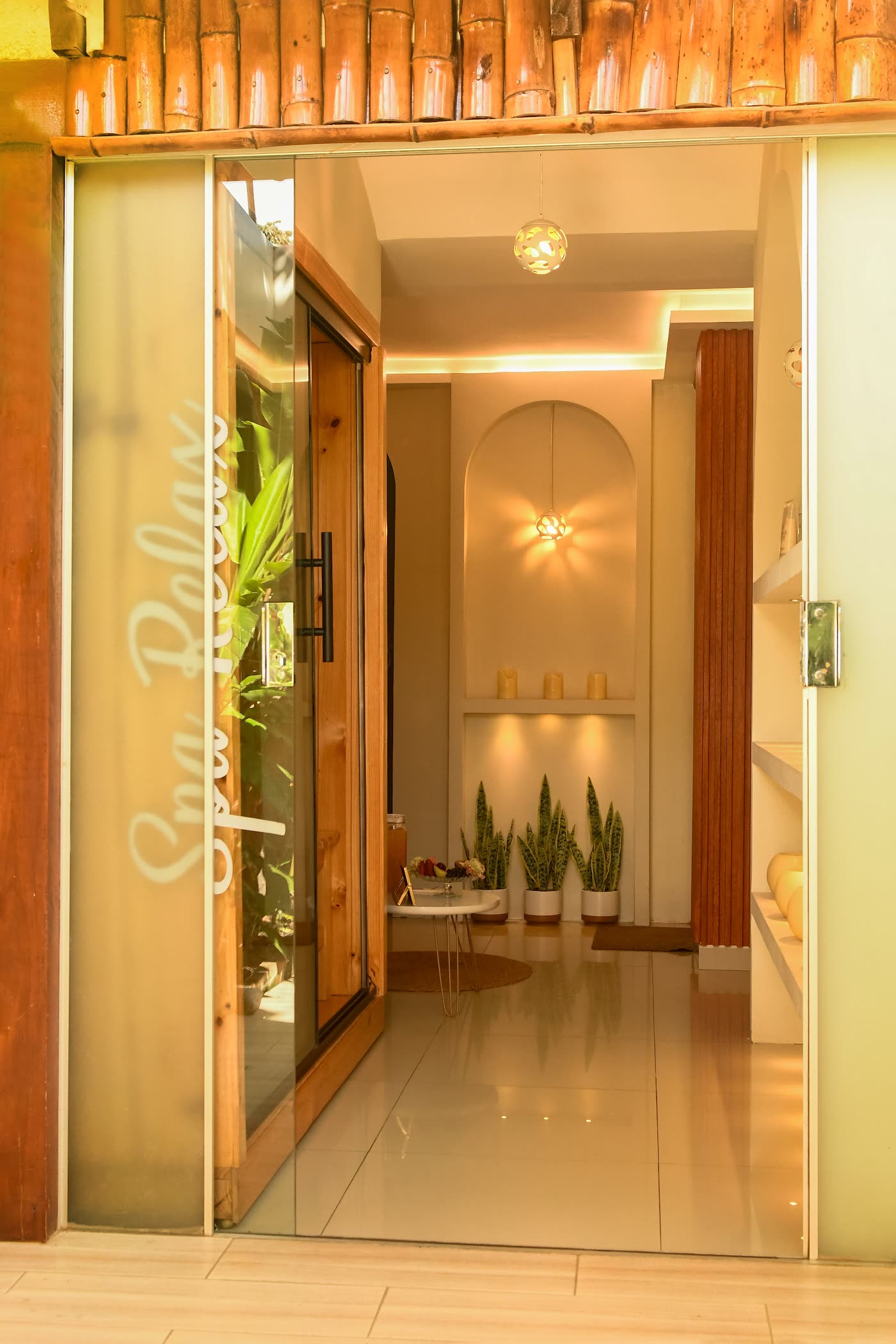 Entrada al área Spa Relax